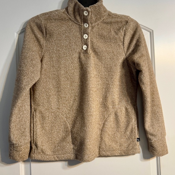 Eddie Bauer Sweaters - Eddie Bauer Beige‎ Button-Up Sweater